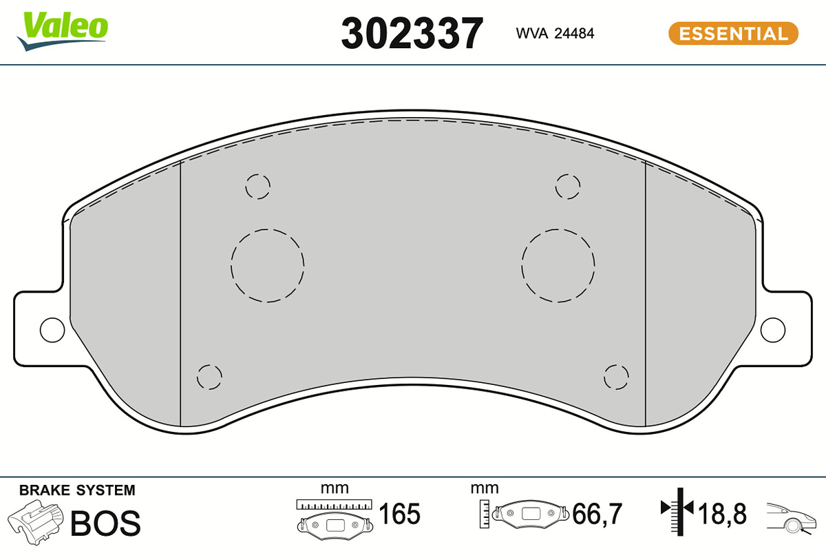 BRAKE PADS FIRST VW AMAROK 11.09 08.12
